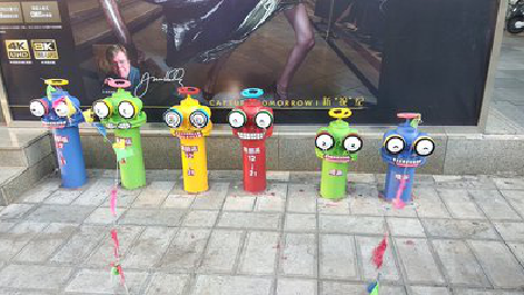 滨海商业区彩绘