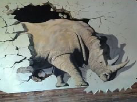 滨海在墙绘中，如何绘制3D效果？