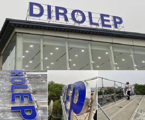 滨海楼顶发光字安装的注意事项。